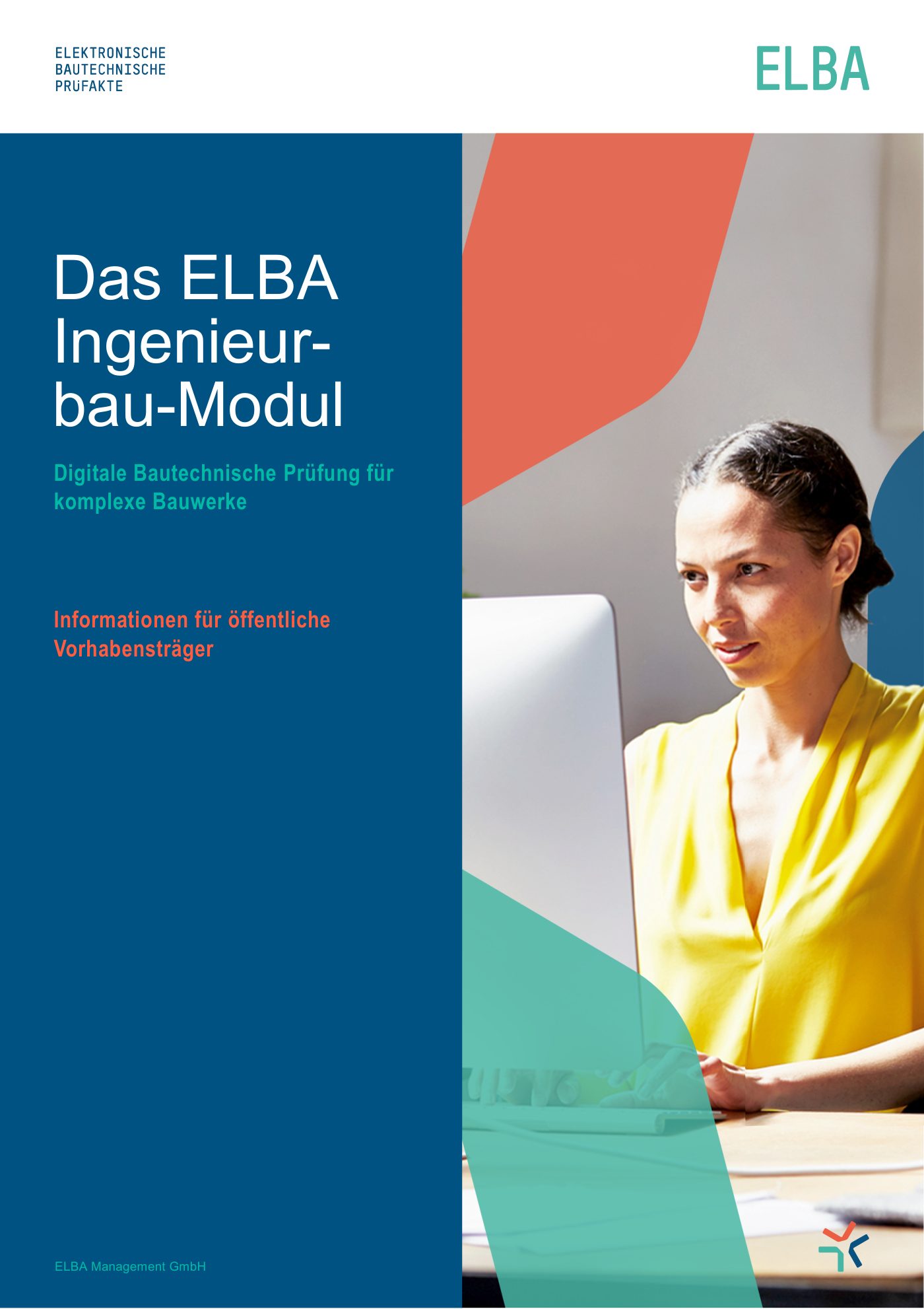 Das ELBA Ingenieurbau-Modul – Informationen für öffentliche Vorhabensträger (Titelseite)